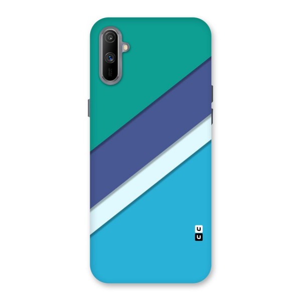 Elegant Colored Stripes Back Case for Realme C3