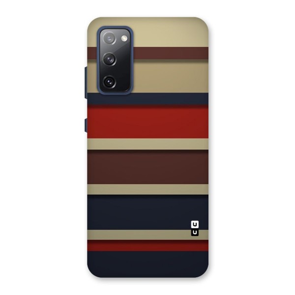 Elegant Stripes Pattern Back Case for Galaxy S20 FE