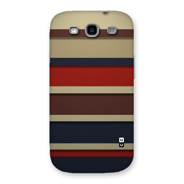 Elegant Stripes Pattern Back Case for Galaxy S3 Neo
