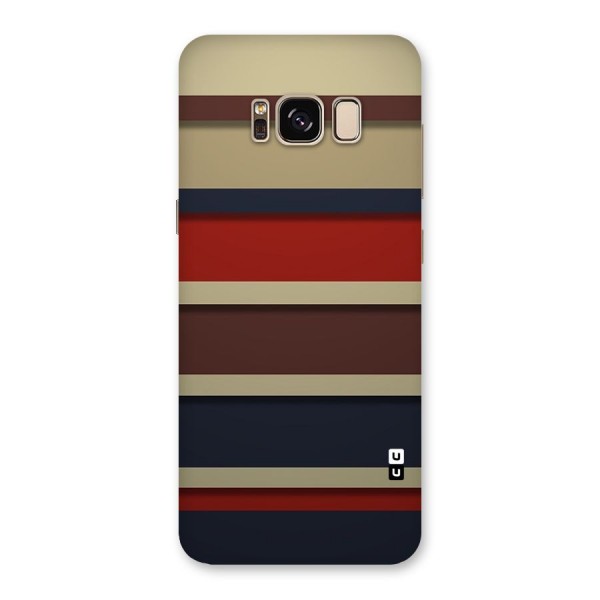 Elegant Stripes Pattern Back Case for Galaxy S8