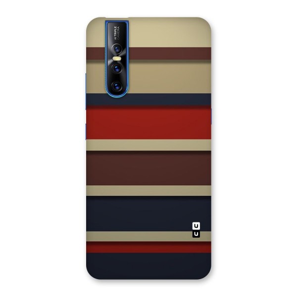 Elegant Stripes Pattern Back Case for Vivo V15 Pro