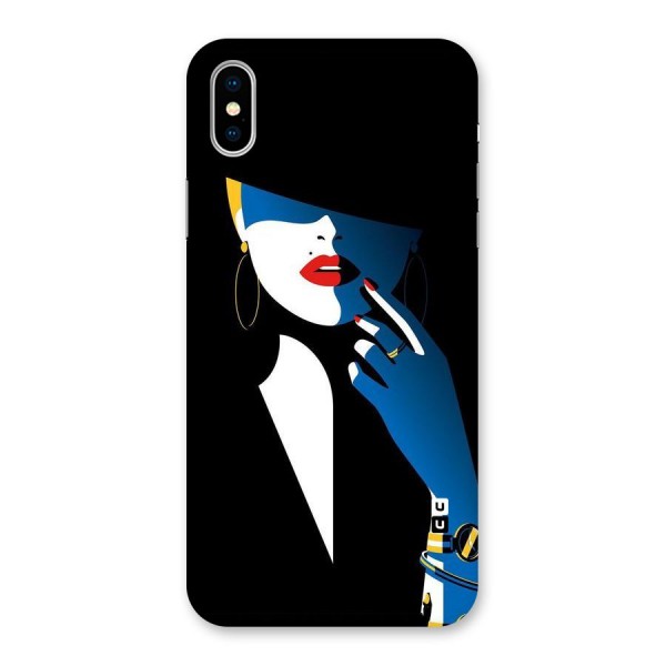 Elegant Woman Back Case for iPhone X