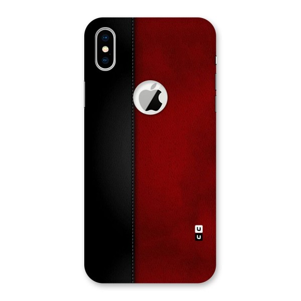 Elite Shade Design Back Case for iPhone XS Logo Cut