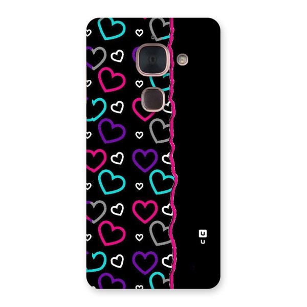 Empty Hearts Back Case for Le Max 2