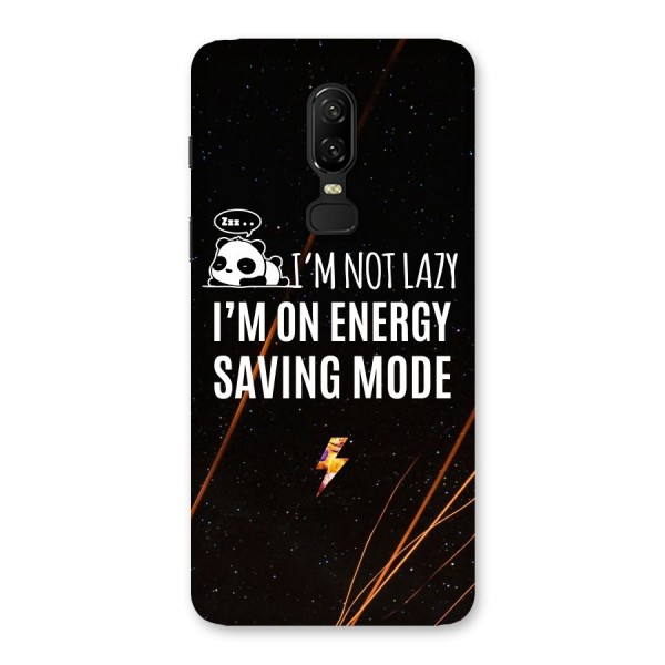 Energy Saving Mode Back Case for OnePlus 6