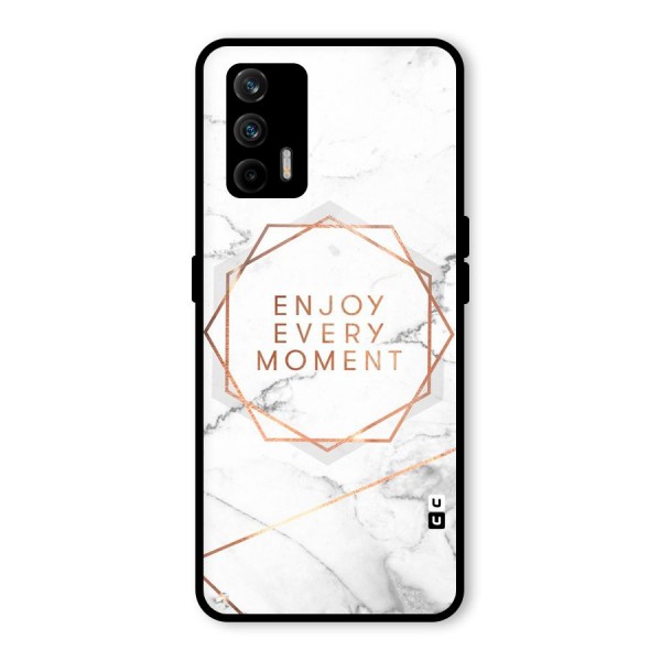 Enjoy Every Moment Glass Back Case for Realme X7 Max