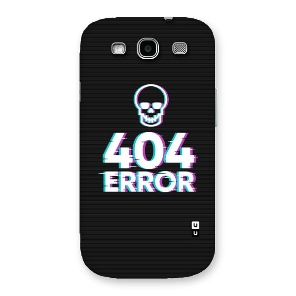 Error 404 Skull Back Case for Galaxy S3 Neo