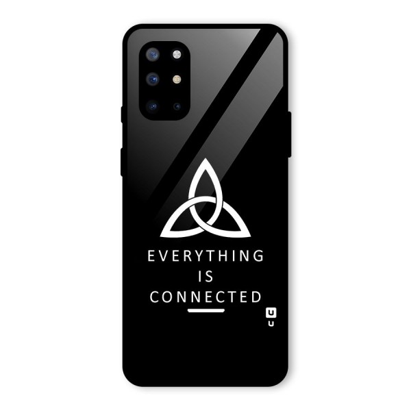 Everything is Connected Typography Glass Back Case for OnePlus 8T