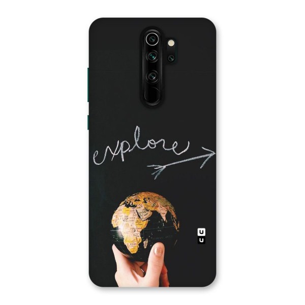 Explore World Back Case for Redmi Note 8 Pro