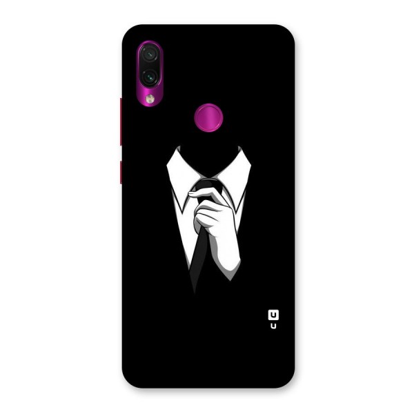 Faceless Gentleman Back Case for Redmi Note 7 Pro