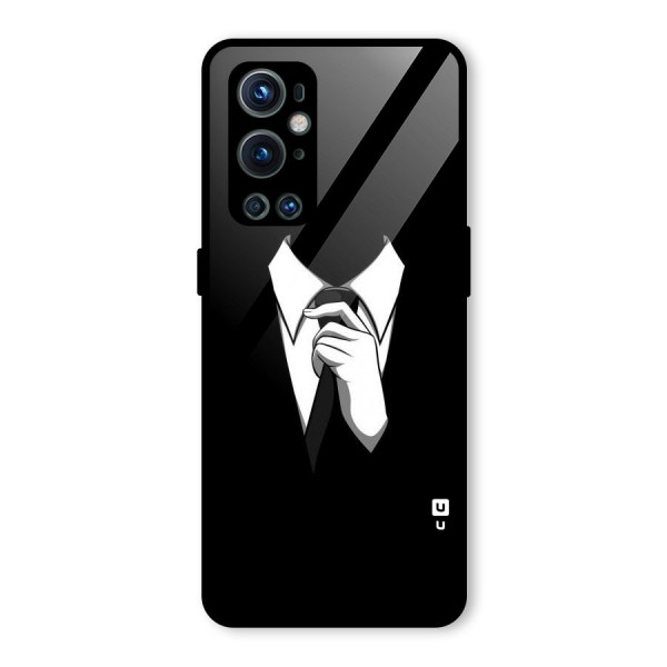 Faceless Gentleman Glass Back Case for OnePlus 9 Pro