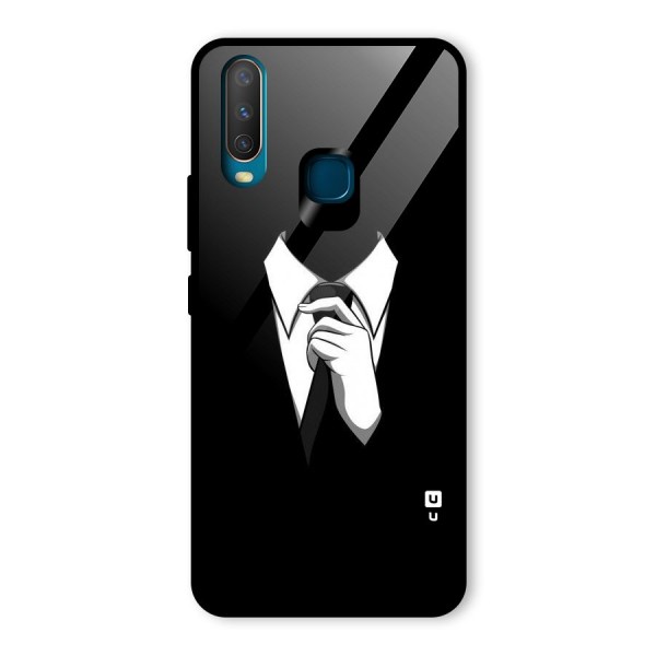 Faceless Gentleman Glass Back Case for Vivo Y15