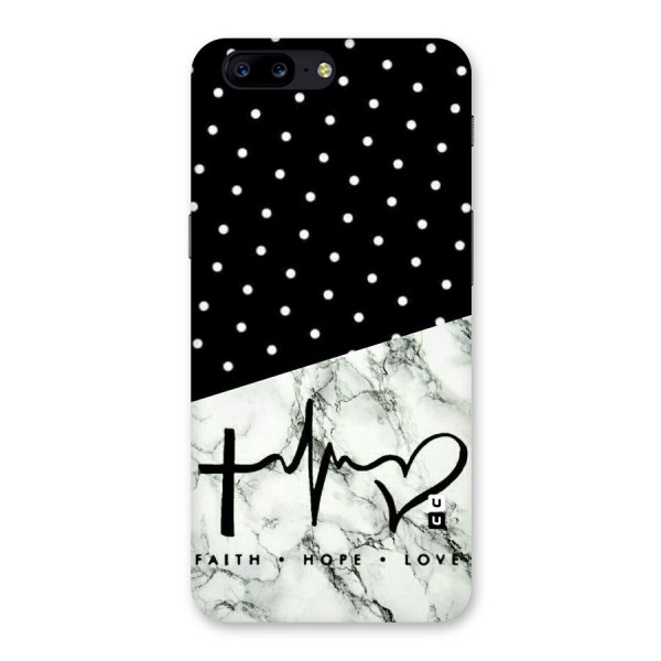 Faith Love Back Case for OnePlus 5