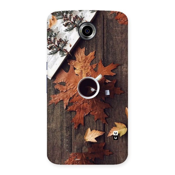 Fall Leaf Coffee Back Case for Nexsus 6