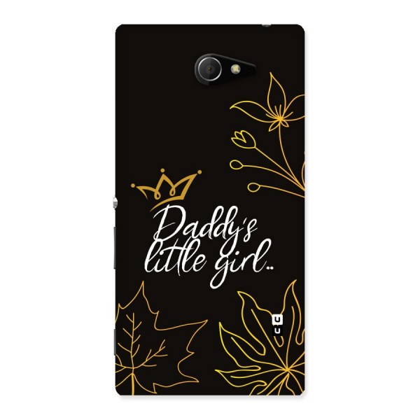 Favorite Little Girl Back Case for Sony Xperia M2