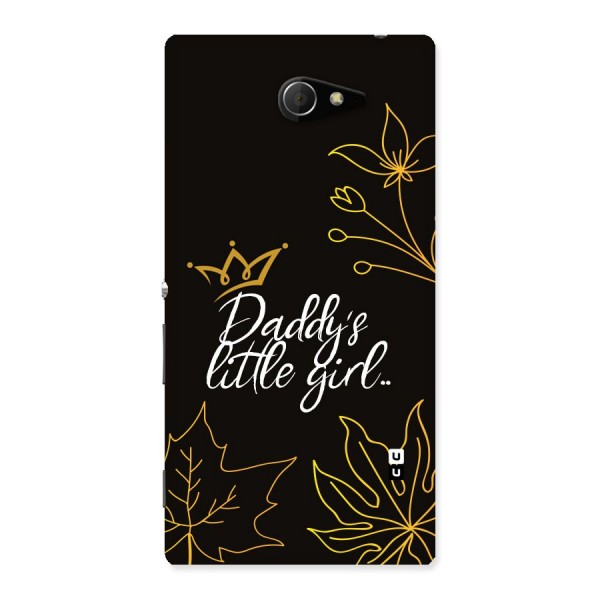 Favorite Little Girl Back Case for Sony Xperia M2