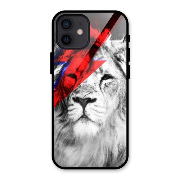 Fearless Lion Glass Back Case for iPhone 12