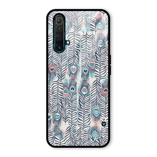 Feather Art Glass Back Case for Realme X3 SuperZoom