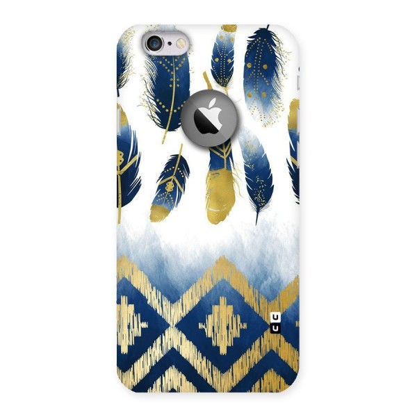 Feathers Beauty Back Case for iPhone 6 Logo Cut