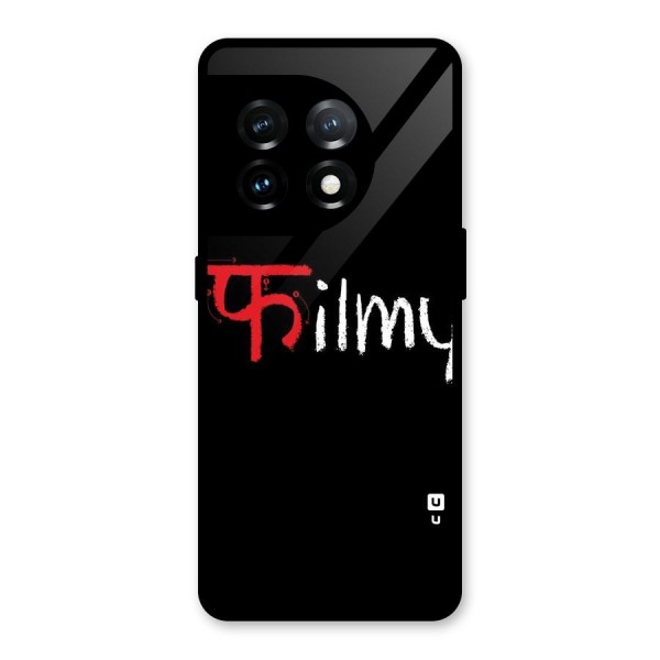 Filmy Glass Back Case for OnePlus 11
