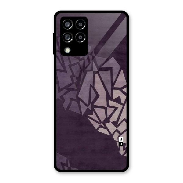 Fine Abstract Glass Back Case for Galaxy M53 5G