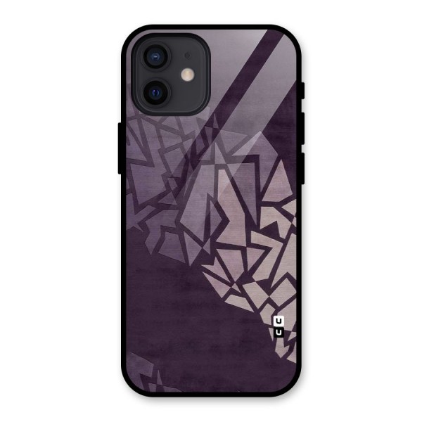 Fine Abstract Glass Back Case for iPhone 12
