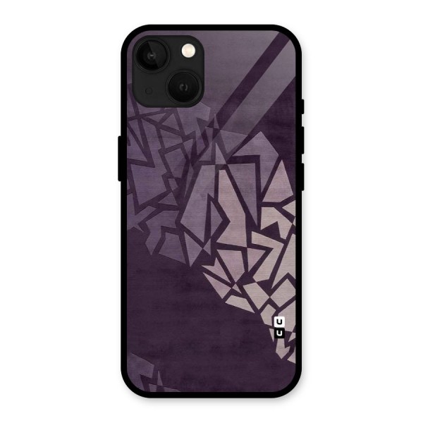 Fine Abstract Glass Back Case for iPhone 13