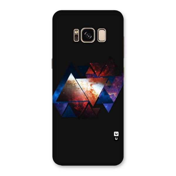 Fire Galaxy Triangles Back Case for Galaxy S8