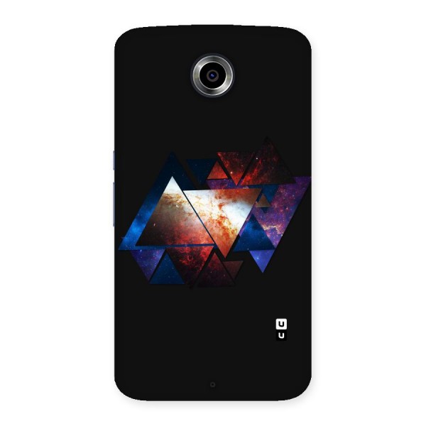 Fire Galaxy Triangles Back Case for Nexsus 6