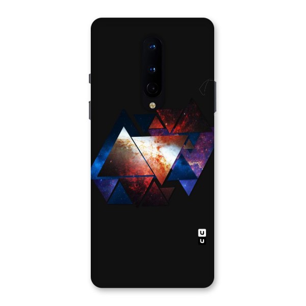Fire Galaxy Triangles Back Case for OnePlus 8
