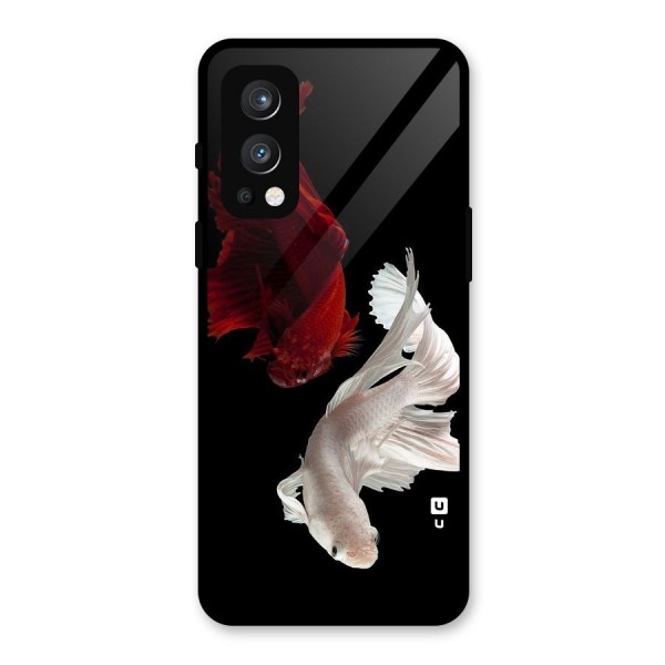 Fish Design Glass Back Case for OnePlus Nord 2 5G