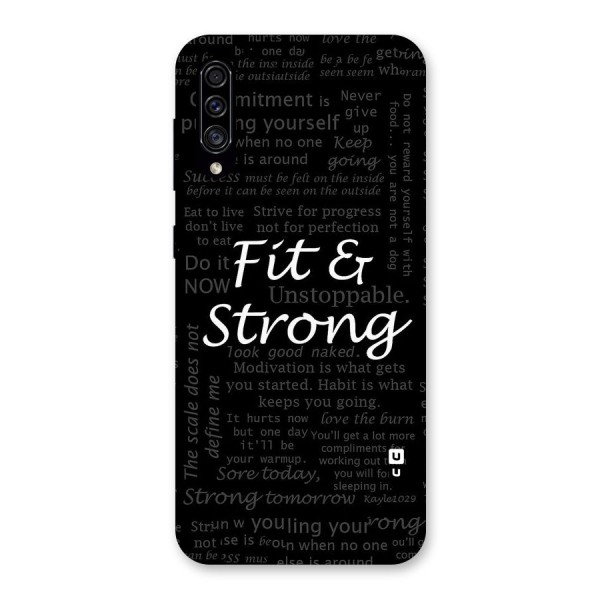 Fit And Strong Back Case for Galaxy A30s