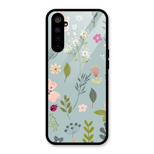 Flawless Flowers Glass Back Case for Realme 6