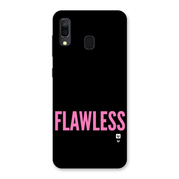 Flawless Pink Design Back Case for Galaxy A30