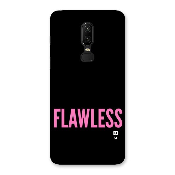 Flawless Pink Design Back Case for OnePlus 6
