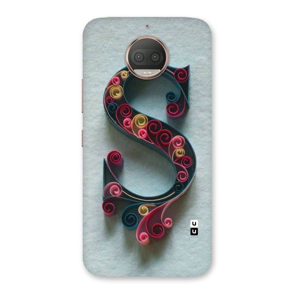 Floral Alphabet Back Case for Moto G5s Plus