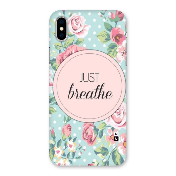 Floral Bloom Back Case for iPhone X
