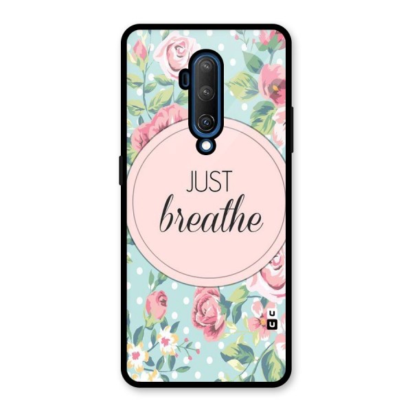 Floral Bloom Glass Back Case for OnePlus 7T Pro