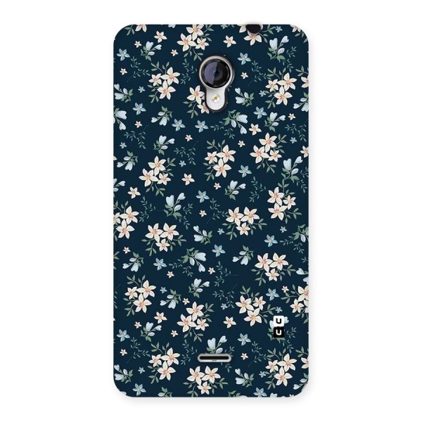Floral Blue Bloom Back Case for Micromax Unite 2 A106
