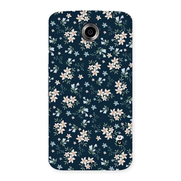 Floral Blue Bloom Back Case for Nexsus 6