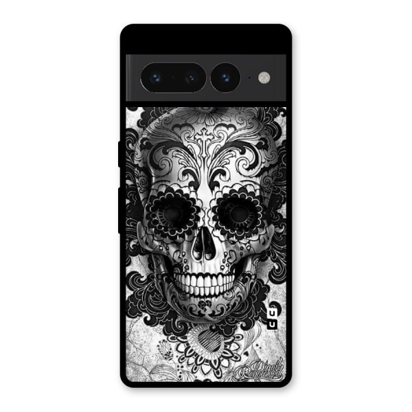 Floral Ghost Glass Back Case for Google Pixel 7 Pro
