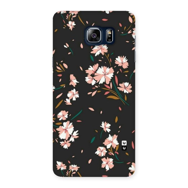 Floral Petals Peach Back Case for Galaxy Note 5