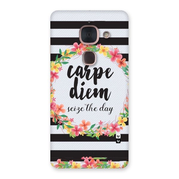 Floral Seize The Day Back Case for Le Max 2