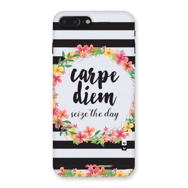 Floral Seize The Day Back Case for iPhone 7 Plus