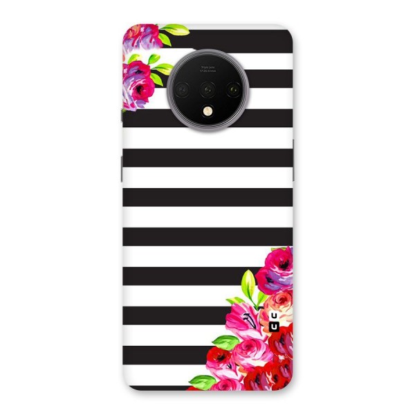 Floral Stripes Back Case for OnePlus 7T