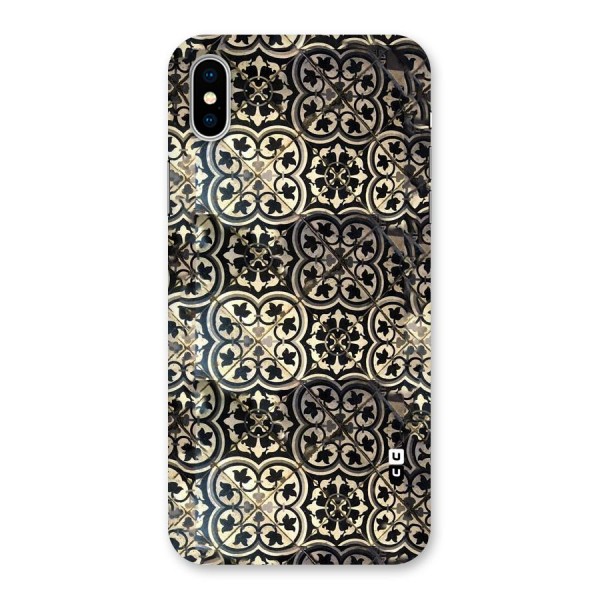 Floral Tile Back Case for iPhone X