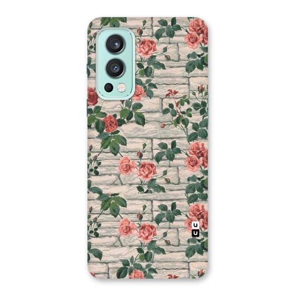 Floral Wall Design Back Case for OnePlus Nord 2 5G