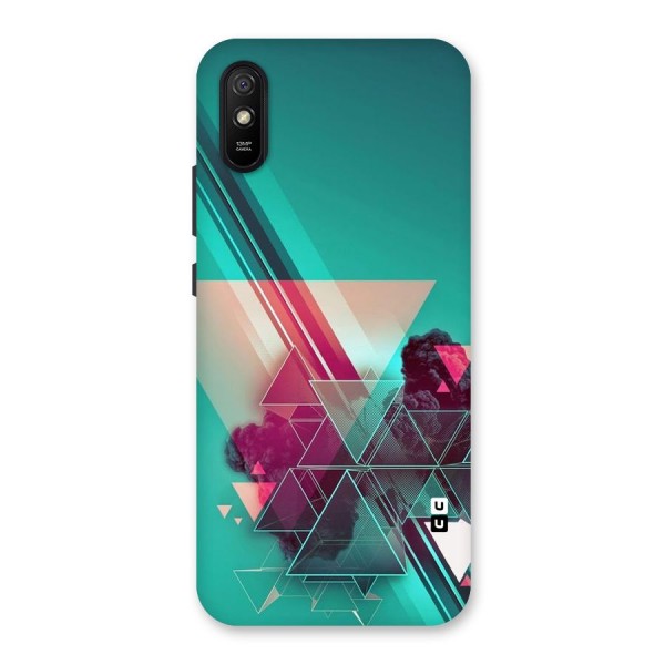 Floroscent Abstract Back Case for Redmi 9A