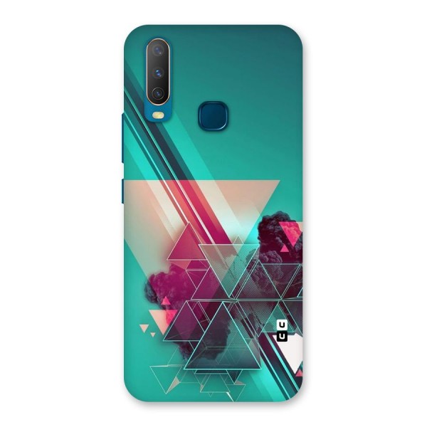 Floroscent Abstract Back Case for Vivo Y12