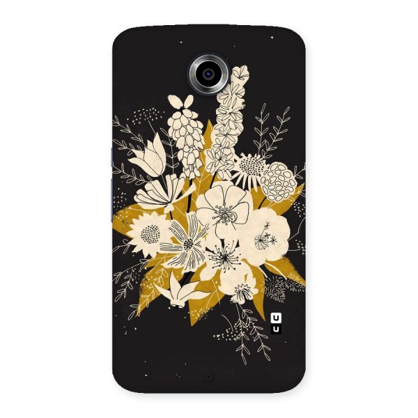 Flower Drawing Back Case for Nexsus 6